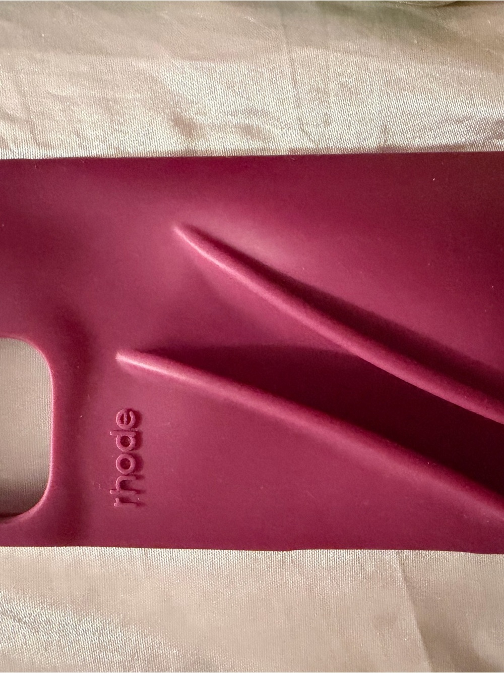RHODE Magenta Silicone Phone Case